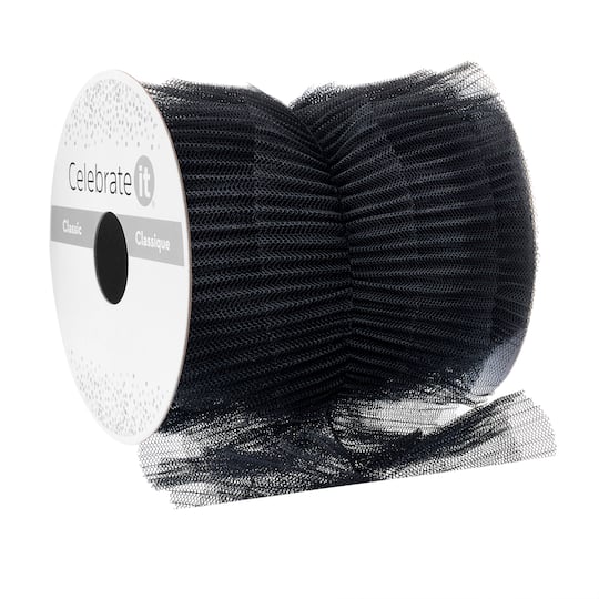 4" x 2yd. Layered Tulle Ribbon by Celebrate It® Classic